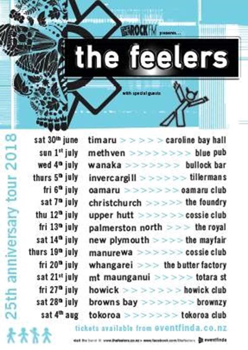 The Feelers 25th Anniversary Tour Totara Street