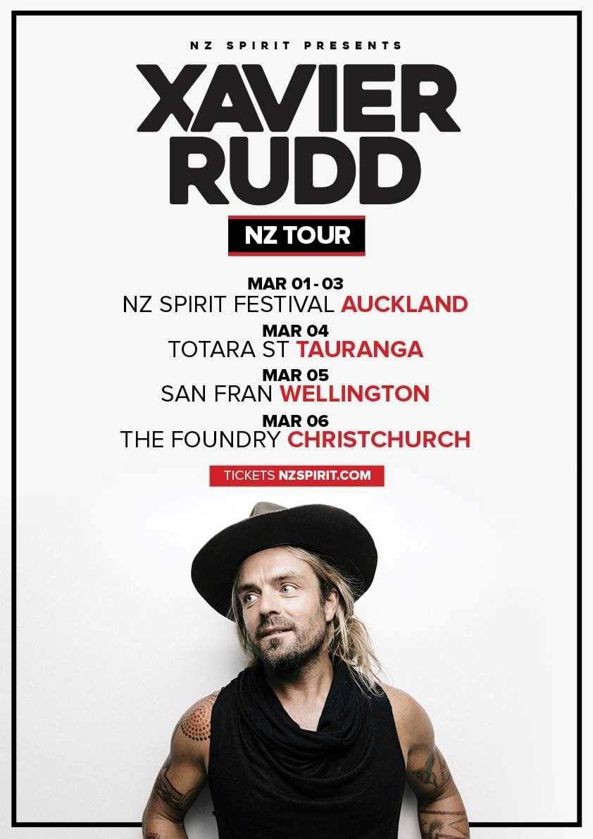 xavier rudd tour schedule