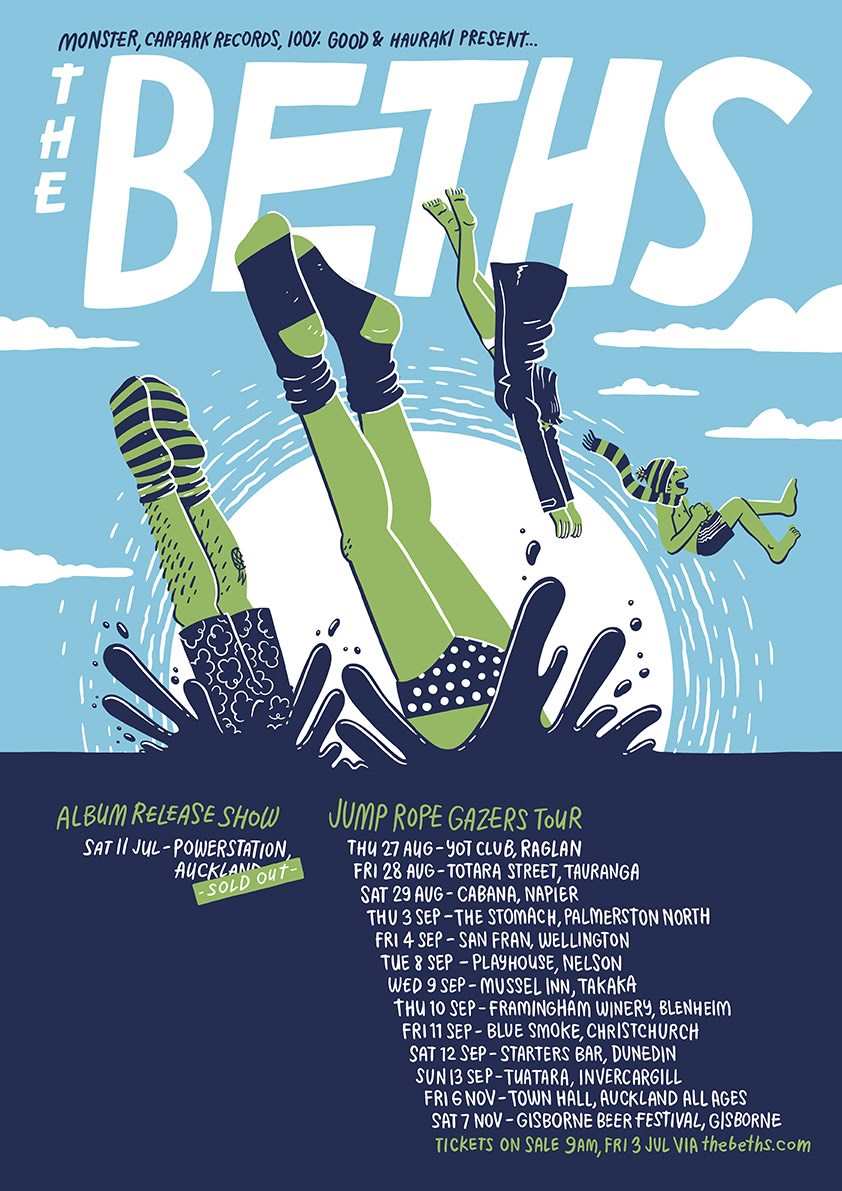 The Beths Jump Rope Gazers Tour Totara Street