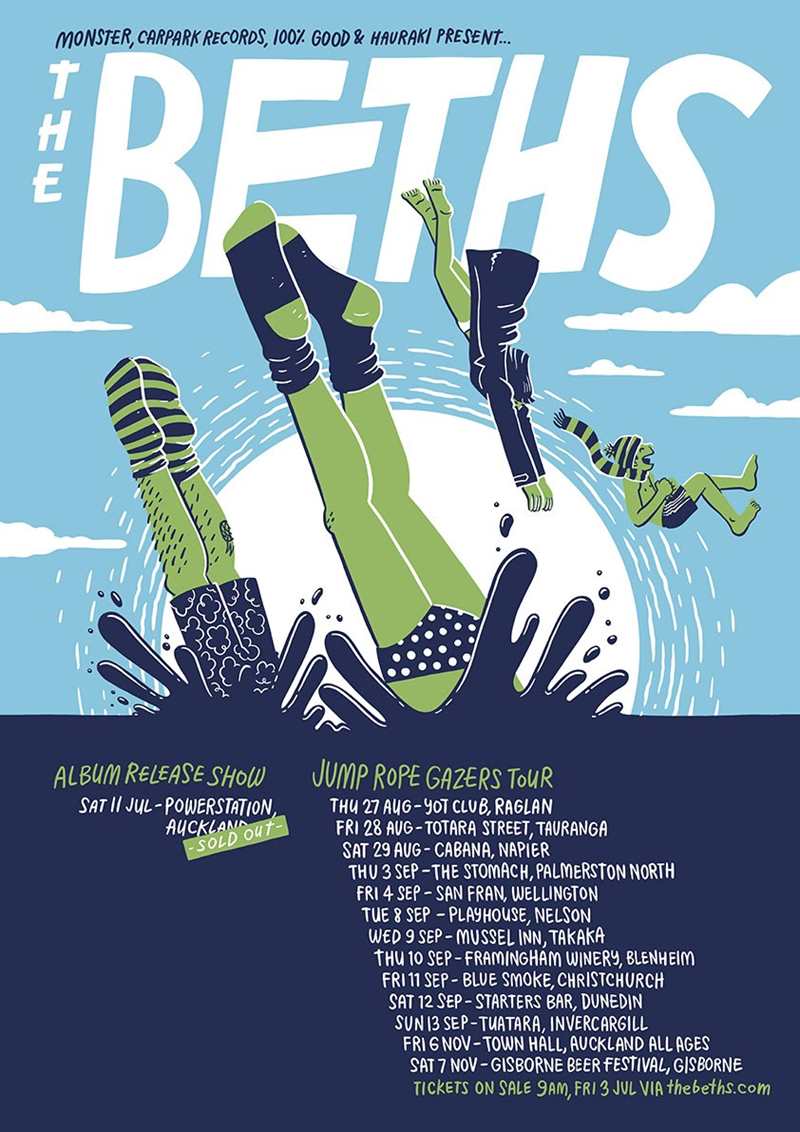 The Beths Jump Rope Gazers Tour Totara Street