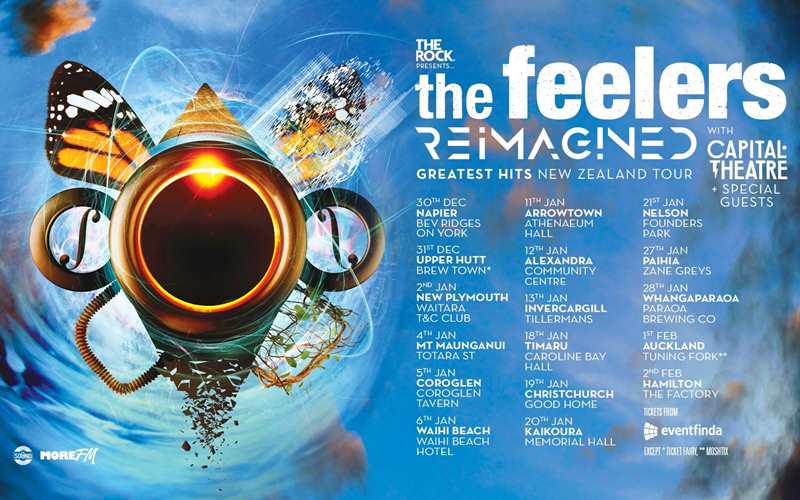 The Feelers - REIMAGINED - Greatest Hits - NZ Tour