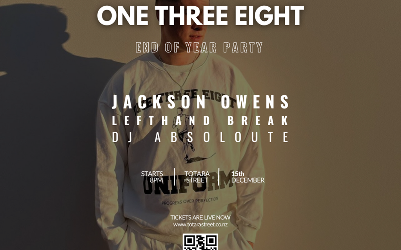ONE THREE EIGHT - End of Year Party