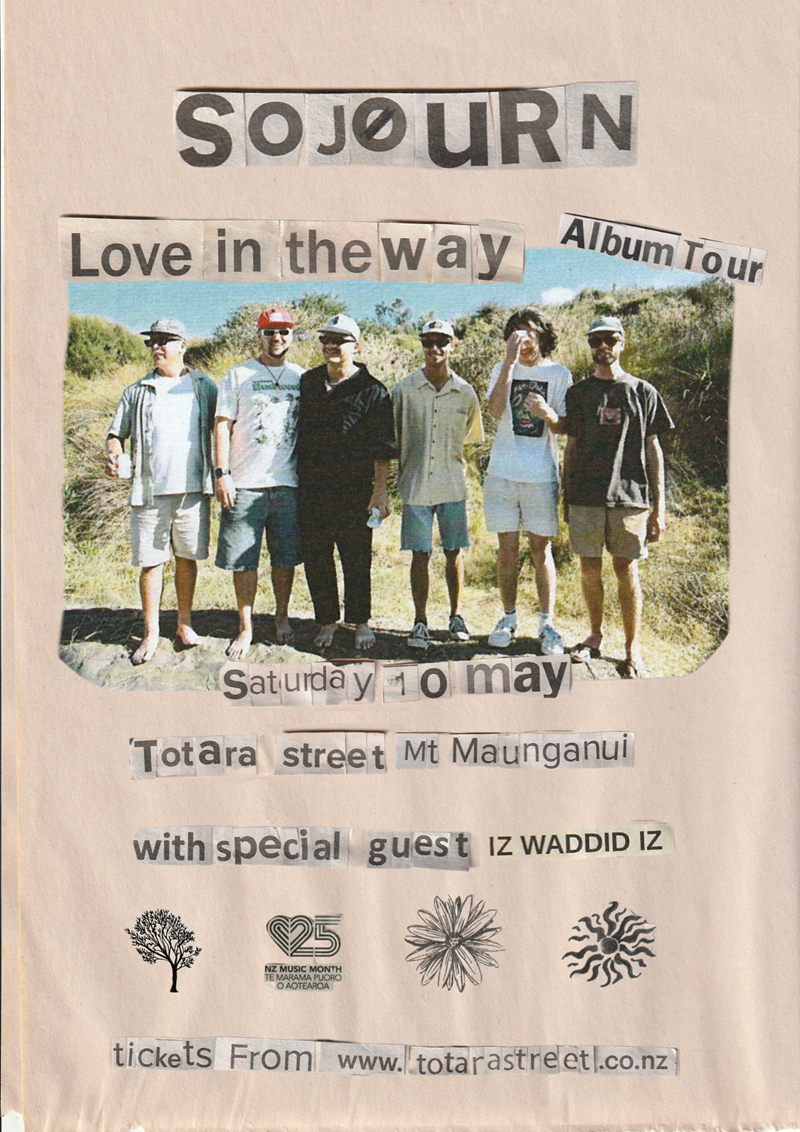 Totora Street Sojourn tour poster A3.png
