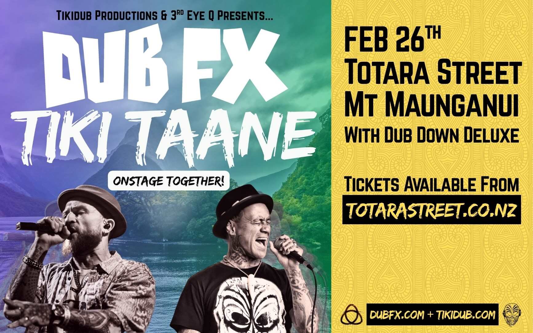 Dub Fx and Tiki Taane