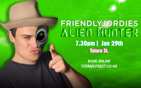 Friendlyjordies Presents: Alien Hunter (2026 NZ Tour)